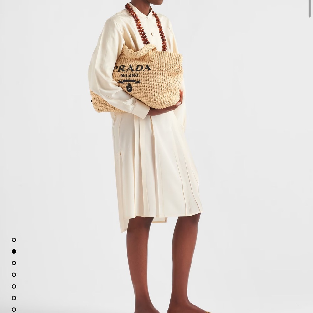 Prada Crochet Tote Bag